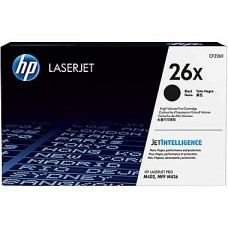 HP 26X Black Original Toner Cartridge (CF226X), High Yield