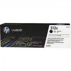 HP 312X Black Toner Cartridge (CF380X), High Yield