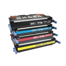 HP 501A/502A B/C/Y/M Compatible Toner Cartridges Value Pack (Q6470A, Q6471A, Q6472A, Q6473A)