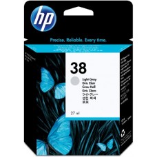 HP 38 Light Gray Ink Cartridge (C9414A)