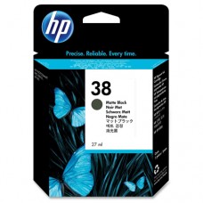 HP 38 Matte Black Ink Cartridge (C9412A)