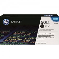 HP 501A Black Toner Cartridge (Q6470A)