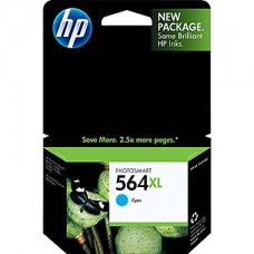 HP 564XL Cyan Ink Cartridge (CB323WN), High Yield