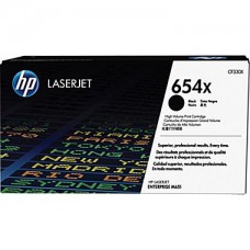 HP 654X ColorSphere Black Toner Cartridge (CF330X), High Yield