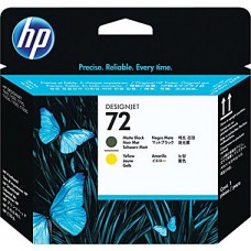 HP 72 Matte Black and Yellow Printhead (C9384A)