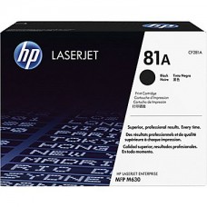 HP 81A Black Toner Cartridge, (CF281A)