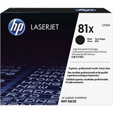 HP 81X Black Toner Cartridge (CF281X), High Yield