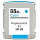 HP 88XL Cyan Compatible Ink Cartridge (C9391AN), High Yield