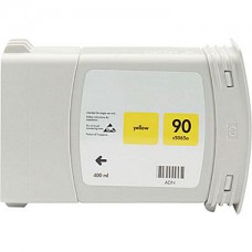 HP 90 Yellow Compatible Ink Cartridge (C5065A), 400ml