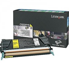Lexmark C522/C530 Series Yellow Toner Cartridge (C5220YS)