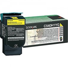 Lexmark C540H Series Yellow Toner Cartridge (C540H1YG), High Yield