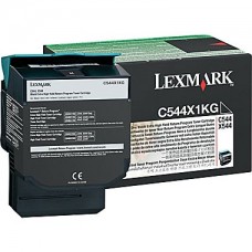 Lexmark C544X Black Toner Cartridge (C544X1KG), Extra High Yield