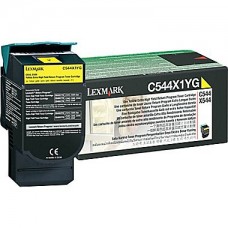 Lexmark C544X Yellow Toner Cartridge (C544X1YG), Extra High Yield