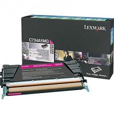 Lexmark C734 Series Magenta Toner Cartridge (C734A1MG)