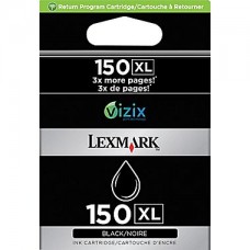 Lexmark 150XL Black Ink Cartridge (14N1614), High Yield