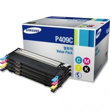 Samsung 409 Black/Color Toner Cartridge (CLT-P409C), 4 Pack