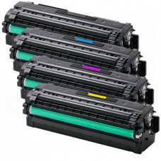 Samsung 505L Compatible Toner Cartridge Value Pack (CLT-K505L, CLT-C505L, CLT-M505L, CLT-Y505L)