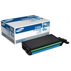 Samsung 508 Cyan Toner Cartridge (CLT-C508L), High Yield