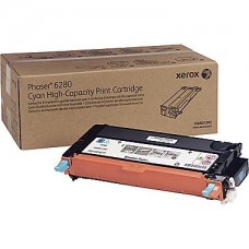 Xerox 6280 Cyan Toner Cartridge (106R01392), High Yield