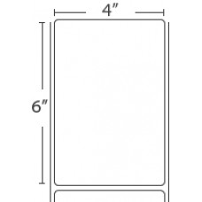 Zebra Compatible Direct Thermal Label, Black on White, 4" x 6", 3" Core, 1000/Roll (NZDTL4X6-3C)