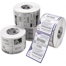 Zebra 2000D Z-Perform Direct Thermal Transfer Label Paper, White, 2.25" x 1.25", 1" Core, 2100/Roll, 12 Rolls/Ctn (10015781)