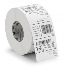 Zebra 1000D Z-Perform Direct Thermal Label Paper, White, 4" x 6", 3" Core, 1000/Roll, 4 Rolls/Ctn (10000301)