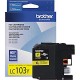 Brother LC103 Yellow Ink Cartridge (LC103Y), High Yield