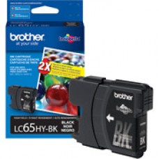 Brother LC65HYBKS Black Ink Cartridge, High Yield