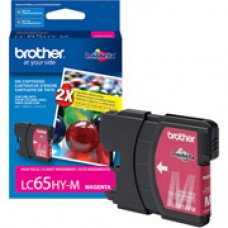 Brother LC65HYMS Magenta Ink Cartridge, High Yield