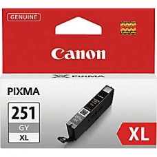 Canon 251XLGY Gray Ink Cartridge CLI-251XLGY (6452B001), High Yield