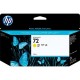 HP 72 Yellow Ink Cartridge (C9373A), High Yield