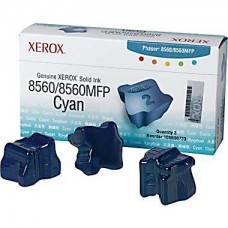 Xerox 8560 Series Cyan Compatible Solid Ink Sticks (108R00723), 3 Pack