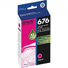 Epson 676XL Magenta Ink Cartridge (T676XL320), High Yield
