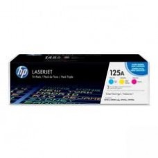 HP 125A C/M/Y Color Toner Cartridges (CE259A), Combo 3/Pack