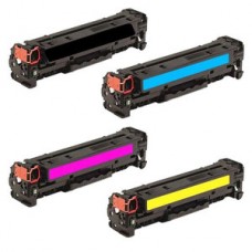 HP 131A B/C/M/Y Value Pack Compatible Toner Cartridges (CF210A, CF211A, CF212A, CF213A)