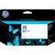 HP 72 Cyan Ink Cartridge (C9371A), High Yield