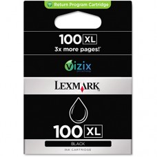 Lexmark 100XL Black Ink Cartridge (14N1068), High Yield