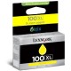 Lexmark 100XL Yellow Ink Cartridge (14N1071), High Yield