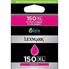 Lexmark 150XL Magenta Ink Cartridge (14N1616), High Yield